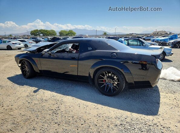 2C3CDZC96JH116109 2018 DODGE CHALLENGER Black Trasero izquierdo