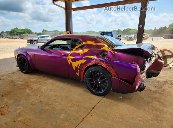 2C3CDZC96JH327455 2018 DODGE CHALLENGER Purple Rear left