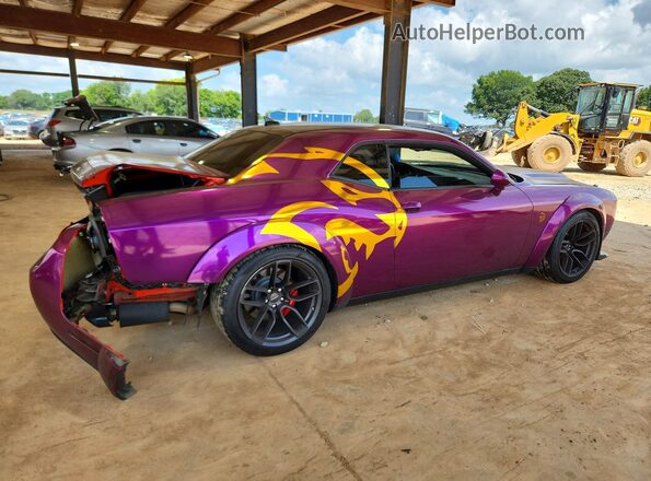 2C3CDZC96JH327455 2018 DODGE CHALLENGER Purple Rear right