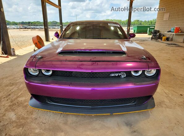 2C3CDZC96JH327455 2018 DODGE CHALLENGER Purple Front view
