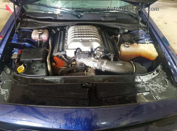 2C3CDZC99GH124620 2016 DODGE CHALLENGER Blue Engine compartment view