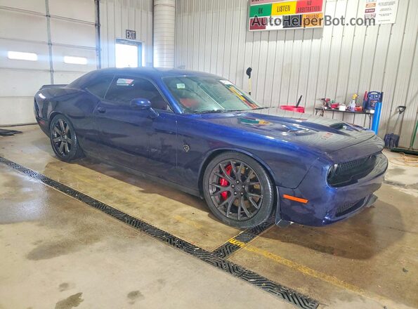 2C3CDZC99GH124620 2016 DODGE CHALLENGER Blue Front right
