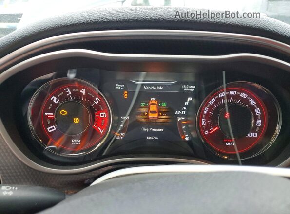 2C3CDZC99GH124620 2016 DODGE CHALLENGER Blue Instrument cluster view