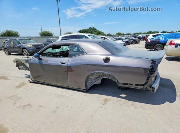 2C3CDZC99MH676484 2021 DODGE CHALLENGER Gray Trasero izquierdo