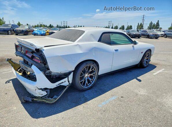 2C3CDZDJ8HH594793 2017 DODGE CHALLENGER White Trasero derecho