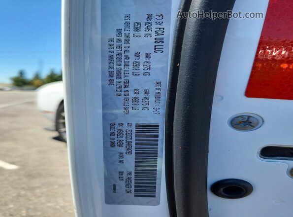 2C3CDZDJ8HH594793 2017 DODGE CHALLENGER White Vista del compartimento del motor
