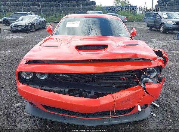 2C3CDZDJ9GH345241 2016 DODGE CHALLENGER Orange Vista del cuadro de instrumentos