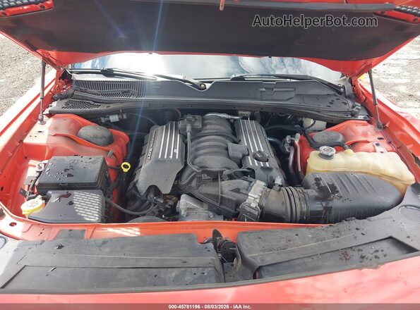 2C3CDZDJ9GH345241 2016 DODGE CHALLENGER Orange Vista trasera