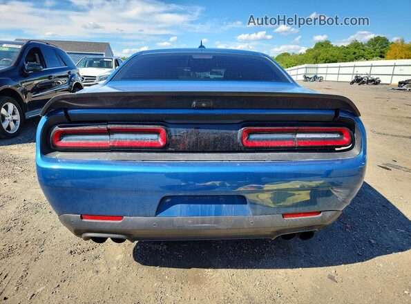 2C3CDZFJ0LH198329 2020 DODGE CHALLENGER Blue Vista trasera