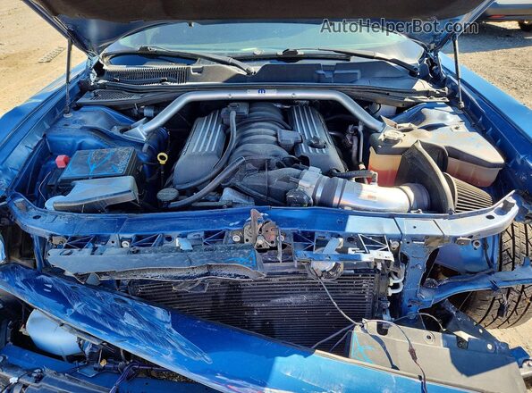 2C3CDZFJ0LH198329 2020 DODGE CHALLENGER Blue Vista interior trasera