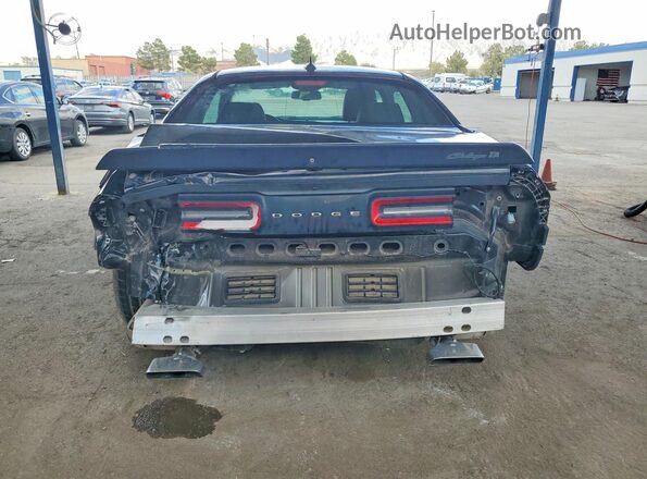 2C3CDZFJ0MH539259 2021 DODGE CHALLENGER Черный Вид сзади