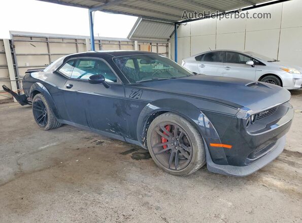 2C3CDZFJ0MH539259 2021 DODGE CHALLENGER Черный Передняя правая четверть