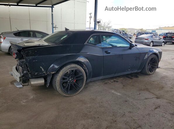 2C3CDZFJ0MH539259 2021 DODGE CHALLENGER Черный Задняя правая четверть