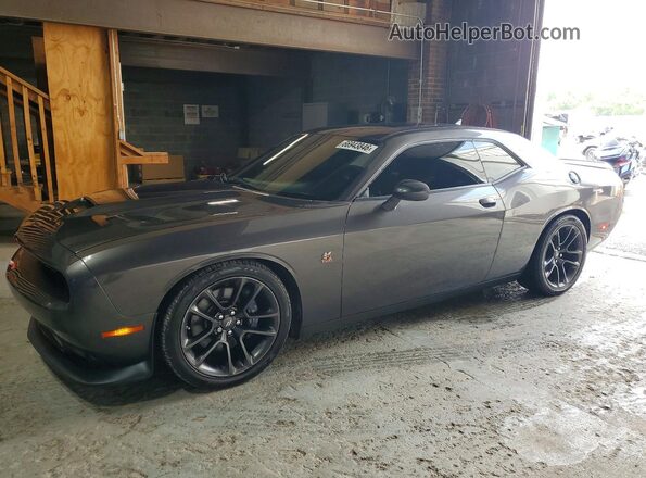2C3CDZFJ0MH586906 2021 DODGE CHALLENGER Gray Rear left