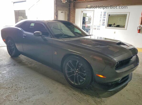 2C3CDZFJ0MH586906 2021 DODGE CHALLENGER Gray Dashboard view