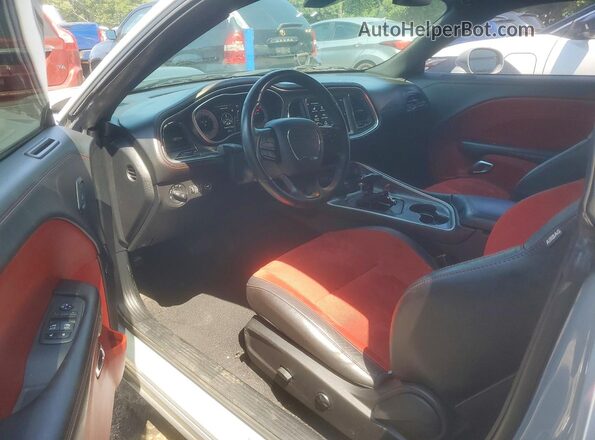 2C3CDZFJ0MH673883 2021 DODGE CHALLENGER Gray Առջևի վահանակի տեսք