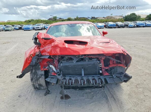 2C3CDZFJ0MH680851 2021 DODGE CHALLENGER Red Front view