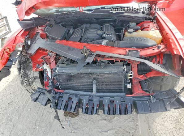 2C3CDZFJ0MH680851 2021 DODGE CHALLENGER Red Rear interior view