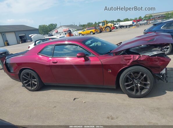 2C3CDZFJ0NH122578 2022 DODGE CHALLENGER Maroon 360 interior view