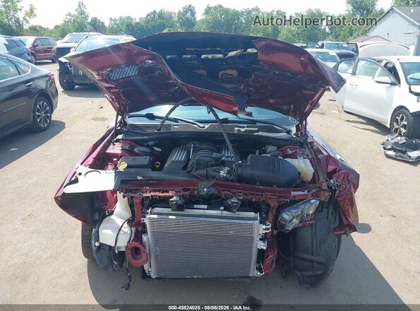 2C3CDZFJ0NH122578 2022 DODGE CHALLENGER Maroon Front view
