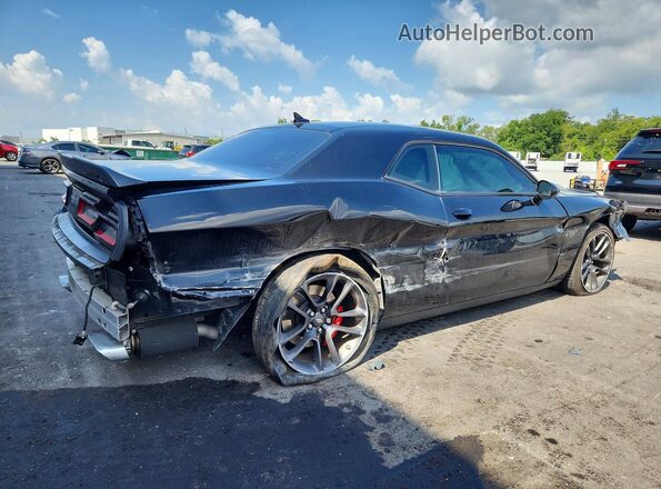 2C3CDZFJ0NH254823 2022 DODGE CHALLENGER Black Задня права чверть