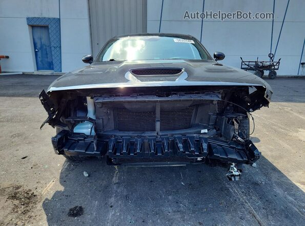 2C3CDZFJ0NH254823 2022 DODGE CHALLENGER Black Вид спереду