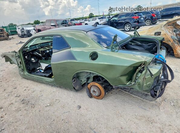 2C3CDZFJ0PH544286 2023 DODGE CHALLENGER Green Trasero izquierdo