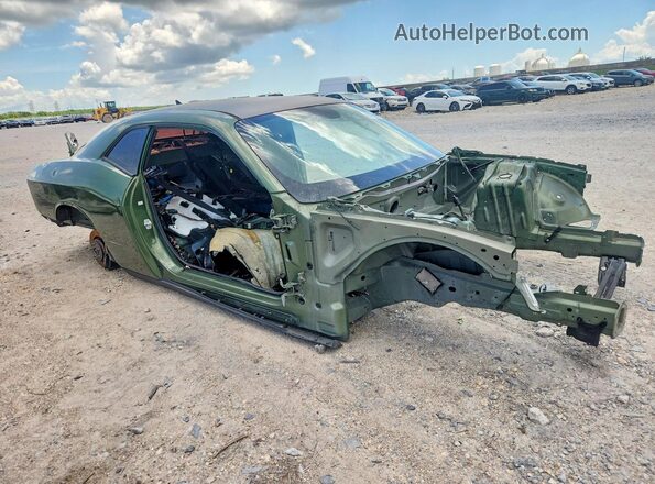 2C3CDZFJ0PH544286 2023 DODGE CHALLENGER Green Delantero derecho