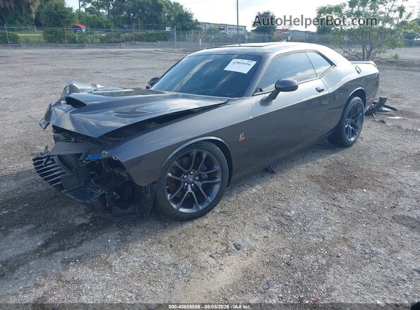 2C3CDZFJ0PH614823 2023 DODGE CHALLENGER Gray Передня ліва чверть