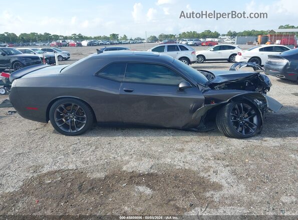 2C3CDZFJ0PH614823 2023 DODGE CHALLENGER Gray Вид задньої частини салону