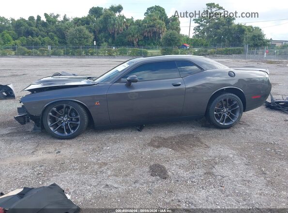 2C3CDZFJ0PH614823 2023 DODGE CHALLENGER Gray Панорамний вид салону 360°