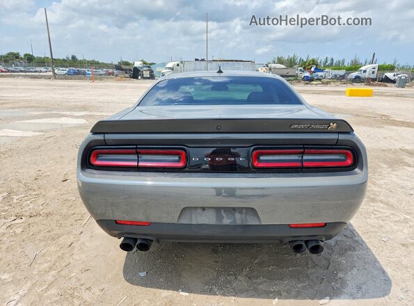 2C3CDZFJ0PH695676 2023 DODGE CHALLENGER Серый Вид сзади