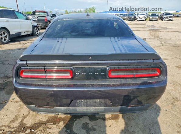2C3CDZFJ1GH256292 2016 DODGE CHALLENGER Black Rear view