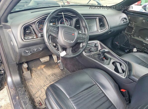 2C3CDZFJ1GH256292 2016 DODGE CHALLENGER Black Dashboard view