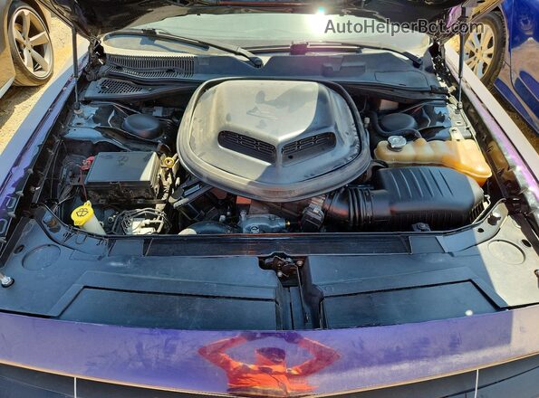 2C3CDZFJ1GH326065 2016 DODGE CHALLENGER Purple უკანა სალონის ხედი