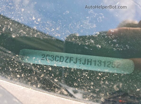 2C3CDZFJ1JH131252 2018 DODGE CHALLENGER Черный Вид подкапотного пространства