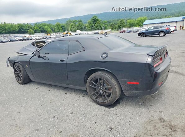 2C3CDZFJ1KH687949 2019 DODGE CHALLENGER Black Trasero izquierdo