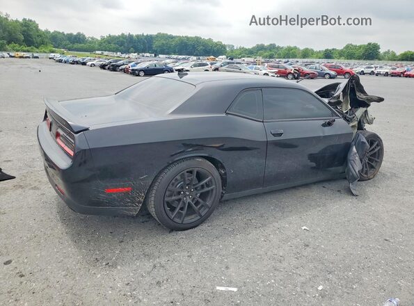 2C3CDZFJ1KH687949 2019 DODGE CHALLENGER Black Trasero derecho
