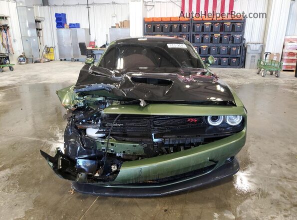 2C3CDZFJ1LH196542 2020 DODGE CHALLENGER Green Դիմացի տեսք
