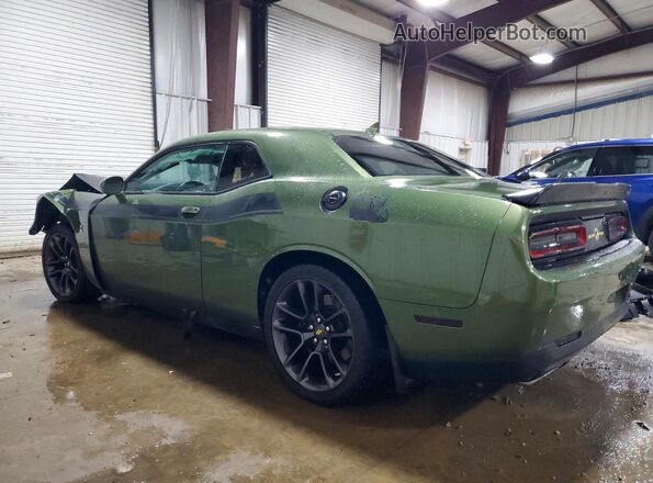 2C3CDZFJ1MH508179 2021 DODGE CHALLENGER Green Հետևի ձախ