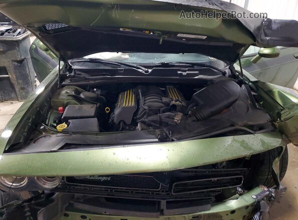 2C3CDZFJ1MH508179 2021 DODGE CHALLENGER Green Սալոնի հետևի տեսք