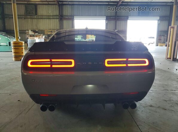 2C3CDZFJ1MH619363 2021 DODGE CHALLENGER Серый Вид сзади