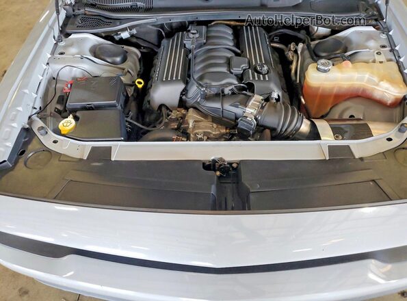 2C3CDZFJ1MH619363 2021 DODGE CHALLENGER Gray Rear interior view