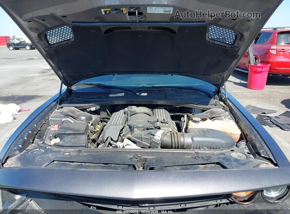 2C3CDZFJ1MH646093 2021 DODGE CHALLENGER Gray Rear view