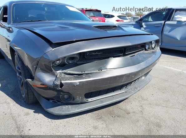 2C3CDZFJ1MH646093 2021 DODGE CHALLENGER Gray Front view