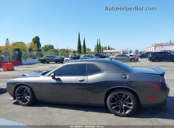 2C3CDZFJ1MH646093 2021 DODGE CHALLENGER Gray Rear interior view