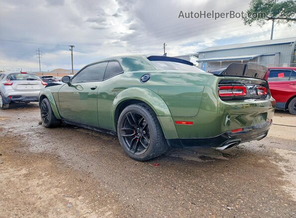 2C3CDZFJ2MH597437 2021 DODGE CHALLENGER Green Задня ліва чверть