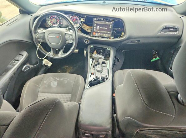 2C3CDZFJ2MH676672 2021 DODGE CHALLENGER Зеленый Вид панели приборов