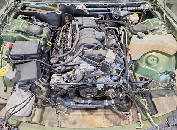 2C3CDZFJ2MH676672 2021 DODGE CHALLENGER Зеленый Вид задней части салона