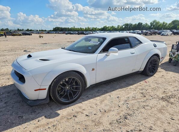 2C3CDZFJ3KH624867 2019 DODGE CHALLENGER White Tył lewy